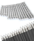 Pro Grade Durable Stainless Steel Archery Insert Arrow Points 4.2mm Glue In 24 Pack With 60 80 100 And 120 Grain Options