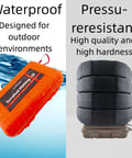 Pocket Survival Fishing Kit Emergency Tackle Box For Camping And Hiking Ultra Portable 3.7oz Mini Gear waterproof and pressure resistant