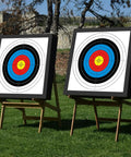 20 Inch Archery Target Set Lightweight High Density EVA Block With 10 Target Papers And 4 Small Nails For Recurve And Longbow
