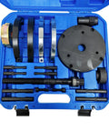 Wheel Hub Bearing Removal Puller And Install Kit with 82mm puller in blue case, carbon steel tools
