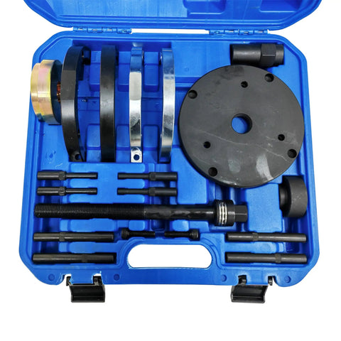Wheel Hub Bearing Removal Puller And Install Kit with 82mm puller in blue case, carbon steel tools
