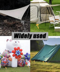 8 Pack 19.5cm Heavy Duty Tent Stakes With Screw Shape For Superior Ground Grip securing various outdoor setups in grass and sand