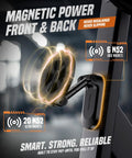 Magnetic Gym Phone Mount For MagSafe All Metal Dual Magnet Stand For iPhone And Android 360 Degree Adjustable Tri Axis