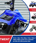 Ignition Starter On Off Switch Key for 50cc to 250cc Chinese ATVs Dirt Bikes Go Karts Mopeds Scooters and Quad Bikes Plug And Play Easy Install Universal Fit display