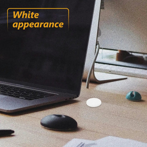 20 Pack Rubber Grommet Kit For Wiring, No Fuss Installation Desk Cable Hole Covers, Round White Rubber And Plastic Grommets For Office Desk And Display, Sleek Design To Protect Cables And Tidy Your Setup white desk grommet on office desk
