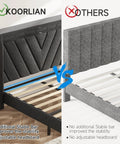 Comparison of Prime Queen Platform Bed Frame Featuring Adjustable Wingback Headboard And Built In Type C Usb Charging Ports against others.