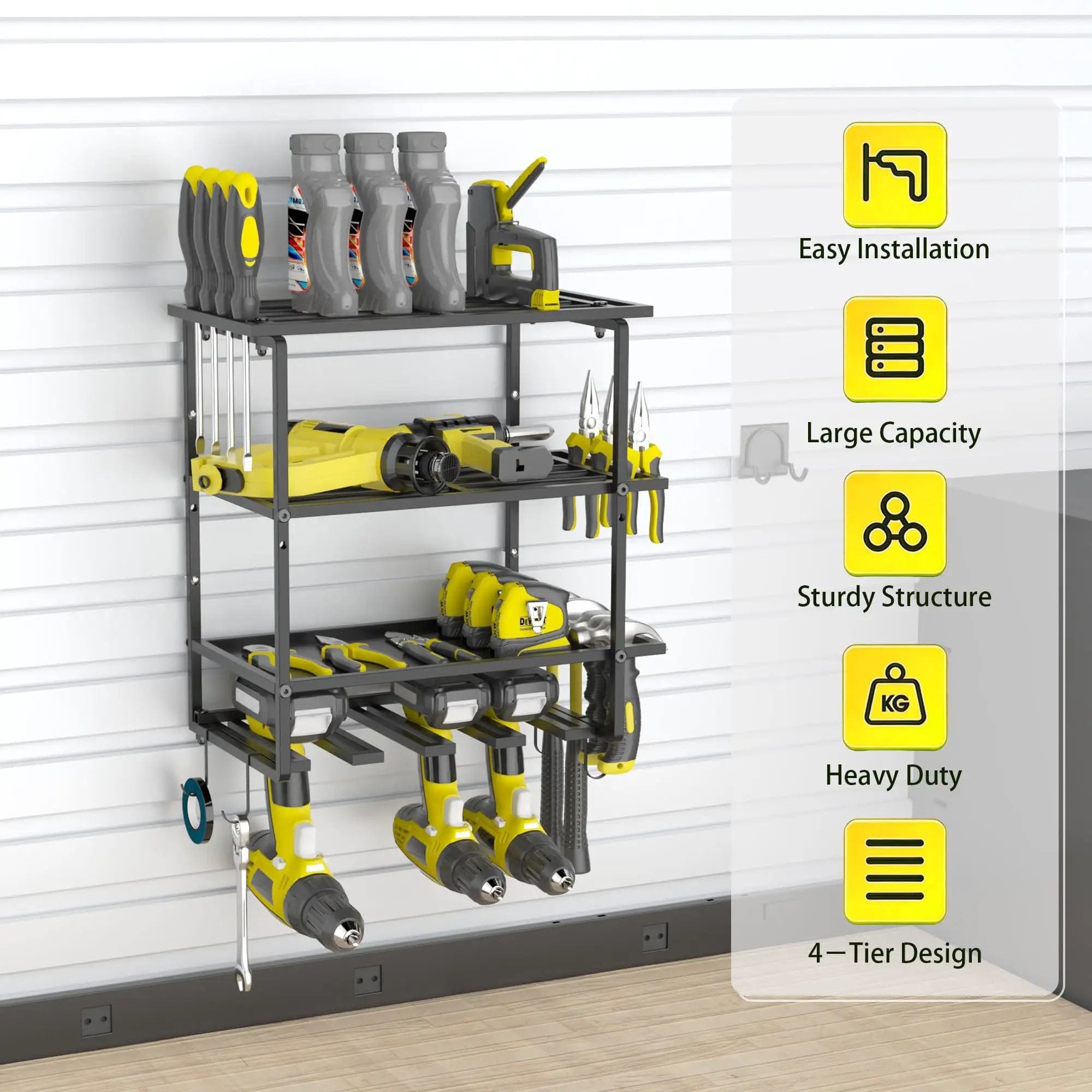 Must Have 4 Layer Organizer, Heavy Duty, 300 Lb ✓