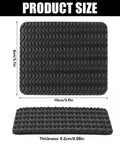 Dimensions of Shoe Heel Pads Repair Kit With Adhesive Stickers, Anti Slip Cushion Soles, 4 Pack Replacement Set for Leather Shoes.