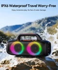 Roar 1 Portable Bluetooth Speaker With 60W Power And JIKE Bass Algorithm Delivers Deep Bass At All Volumes, IPX6 Waterproof