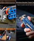 All In One EDC Multitool With Pliers And Fire Starter 20 Function Kit With Replaceable 5Cr15MoV Blade Wire Cutters in hand