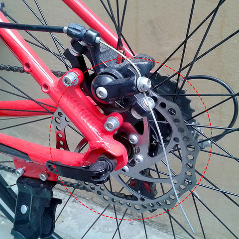 Bike rear wheel with disc brake system and part of crank assembly for Bike Ball Crank Bearing 38mm 7 Balls 4 Pack Stainless Steel Bicycle Bearings Replacement Front And Rear Parts For Bike Repairs Silver Get Your Ride Rolling.