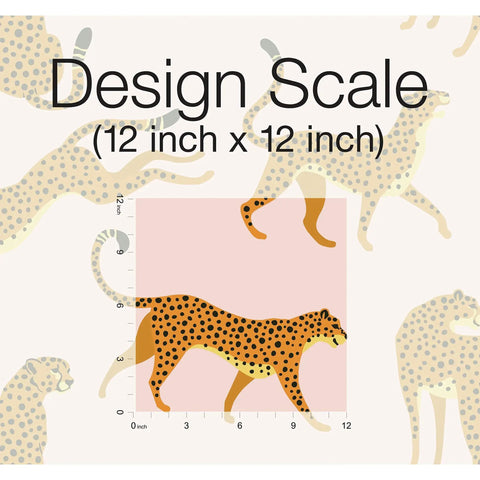 Pink And Orange Cheetah Peel And Stick Wallpaper Roll No Mess Easy To Install Eighteen Inches Wide And Eighteen Point Eight Six Feet Long 100 Percent Removable With No Sticky Residue Renters Friendly Decorative Wall Covering For Accent Walls
