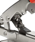 Close-up of Auto-Adjust Toggle Clamp For Inline Workbench With Horizontal Base Plate, 450 Lb Hold Capacity, Quick Setup