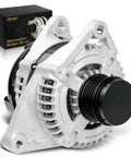 Upgraded Heavy Duty Alternator Motor For Toyota Camry Rav4 Scion Tc 2012 2016, 12 Volt 100 Amps, six groove design, in packaging.