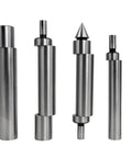 Heavy Duty Edge And Center Finder Set, 5 Piece Precision Ground Tool Steel Tips With Single End, Double End, And Cone Tips