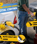 Cordless Fuel Transfer Pump 6 GPM For Diesel And Gasoline With Smart Auto Stop Safety System and Audible Beep Auto Shutoff in use