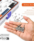 Ultimate 796 Piece M3 Screw Set With DIN912 Hex Socket Screws, 200 Nuts, 200 Lock Washers, And 200 Flat Washers For Pro DIY, Industrial Repairs, And Prototyping, 304 stainless steel M3 assortment in case
