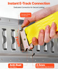 Heavy Duty 2 Inch By 15 Foot E Track Ratchet Straps Kit With 4400 Lbs Break Strength Polyester Webbing Spring Fittings