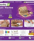 DIY Music Machine Kit For Kids Ages 8 To 14 A Fun Kid Approved Hands On Build It Yourself Musical Toy That Plays Melodies Includes Step By Step Guide Easy To Assemble And Great For Boys And Girls For Hours Of Creative Play. Purple Smartivity Music Machine box with wooden xylophone parts