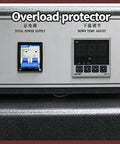 Overload protector and digital controls on 220V Industrial Heat Shrink Wrapping Machine Tunnel With Heavy Duty Chain Conveyor.