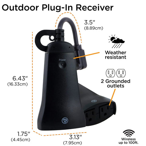 Dual Plug In Digital Timer Outlet With Remote For Indoor And Outdoor Use Weather Resistant Seasonal Light Timer For Lamps And Holiday Lights With Easy Daily On Off Scheduling And Custom Programmable Schedules Black 1 Pack