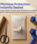 Reusable Self Seal Bubble Cushion Bags For Shipping Electronics And Books With Scratch Free Interior PE Material Bubble Mailers on desk
