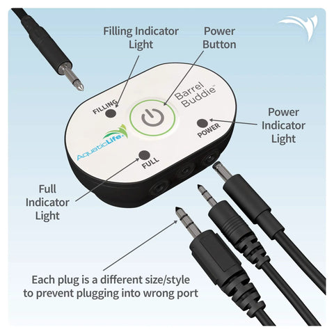 Smart Water Level Sensor Auto Fill Controller For Aquariums And RO Systems Humidifiers Keeps Your Tank Topped Up Automatically With No Mess Easy Plug And Play Auto Refill System with indicator lights and plugs