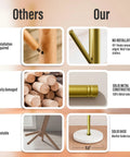Comparison between other coat racks and Freestanding Metal Coat Rack With 8 Hooks, Space Saving Hall Tree for Entryway