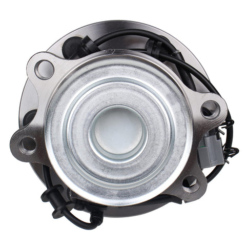 Top view of Front Wheel Hub Bearing Assembly 6 Lug With ABS For 2005–2023 Nissan Frontier and compatible models