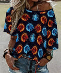 Women Casual Tee With Stretchy Comfort Loose Fit Ice Fire Dragons Print Boat Neck Short Sleeve Top for Everyday Wear
