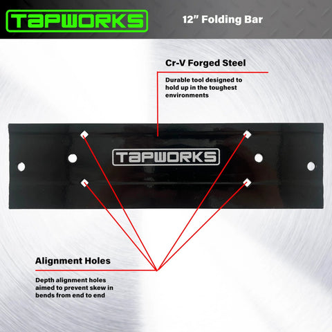 Pro Grade 12 Inch Sheet Metal Folding Tool For HVAC Bending And Seaming This Durable Hand Seamer Delivers Precise Duct Seams