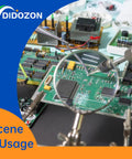 Pro Grade 63-37 Solder Wire For Aluminum And Stainless Steel being used on electronic circuit board