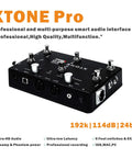 XTONE Pro Professional Mobile Audio Interface With Ultra Low Latency And 192 kHz 114 dB Dynamic Range. Features dual mic preamps.