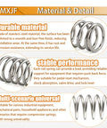 C-750 Compression Spring Four Pack, 0.75 Inch Outer Diameter, steel material details, showing durability and stability features