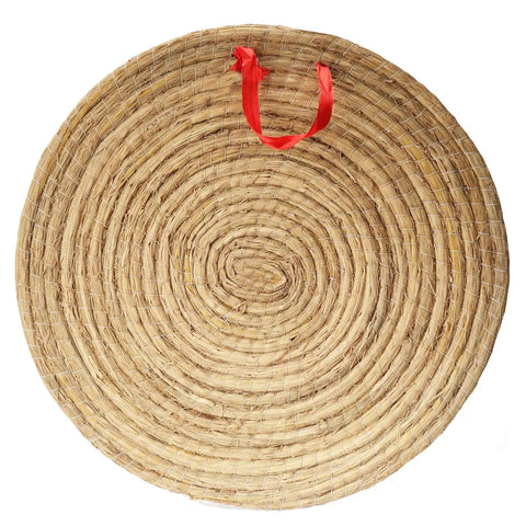 Handmade Straw Archery Target For Recurve Bow Or Longbow 20 Inch Backyard Practice Eco Friendly Reusable Arrow Target