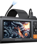 Industrial Borescope Tool With 4.3 Inch IPS Screen Bluart 3.0 Tech HD Endoscope Camera showing engine inspection on display