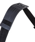 Close-up of adjustable shoulder strap on Mesh Duffle Bag With Zipper And Adjustable Shoulder Strap 15 By 36 Inches Black Oversized Gym Bag