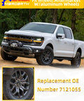 Ford 24 Pack 14x2.0 Spline Lug Nuts With 60 Degree Conical Seats for aftermarket aluminum wheels on a Ford truck