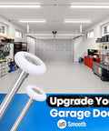 10 Pack Two Inch Nylon Garage Door Rollers With 6200 ZZ Dual Sealed Bearings And Heavy Duty Steel Stem in a garage setting