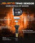 Detailed view of Brand New 315 Mhz Tpms Sensor Straight Swap Tire Pressure Monitoring System For Gm C6 Platform components.