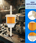 Inline Fuel Filter For Small Engines And Lawn Mowers Universal 1 Quarter Inch To 5 Sixteenth Inch Fuel Line in workshop