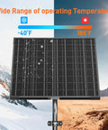 12V Solar Panel Kit For Electric Fence With Smart MPPT Controller 20W Waterproof Trickle Charger in varied temperatures