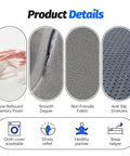 Ergonomic Memory Foam Neck Pillow For Office Chair Headrest And Car Seats Ultra Comfy Desk Pillow product details
