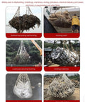 Elastic Cargo Net Built Tough For Industrial Lifting And Rigging 300x300 Cm With 3 Ton Capacity And 20 Cm Grid lifting diverse materials