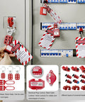 2 In 1 Lockout Tagout Kit For Electrical Safety Includes Clamp On Circuit Breaker Lockouts Universal Multi Pole Breaker Hasps Tags