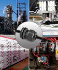 Waterproof IP68 All In One Cable Gland Kit in use, industrial setting, control panels, PG16 size, secure and dustproof sealing
