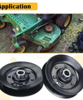 2 Pack Idler Pulley 756-04325 Replacement For Craftsman LT2000 Cub Cadet LTX1042 Garden Tractor Replaces MTD 756-04325 on mower deck