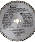 Heavy Duty 7 Inch Diamond Masonry Blade for Block and Brick Wet or Dry Cutting, Continuous Rim, Pro Grade Cutter for Concrete