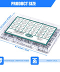 710 Piece Stainless Steel 304 Machine Screws Nuts And Washers Assortment Kit With Case Pan Head Bolts