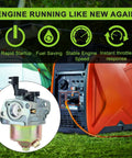 Carburetor for Predator Generators, Fits 212cc And 208cc 6.5HP 7HP Engines with fuel filter display and generator